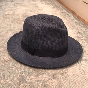 NWT Navy straw hat